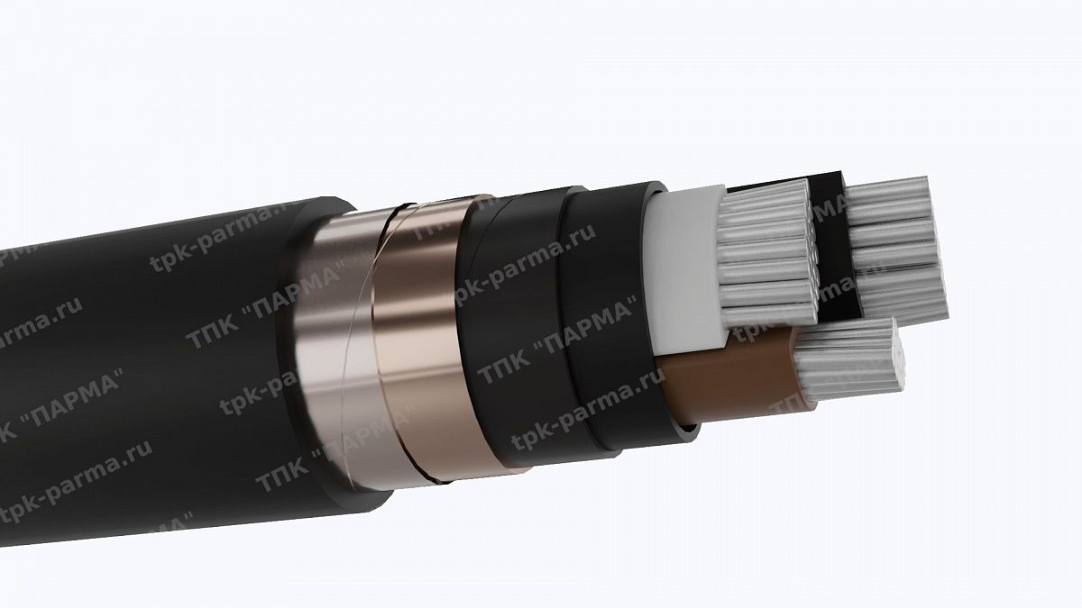Фотография провода Кабель АВВГЭнг(A) 3х95 - 1кВ