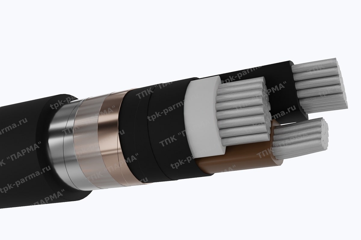 Фотография провода Кабель АПвБбШв 3х70 - 3кВ